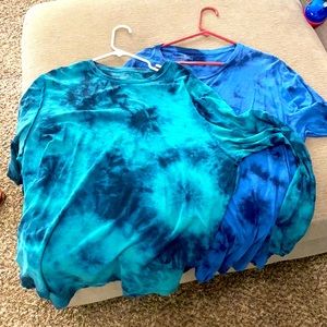 American eagle tie die long sleeve lot